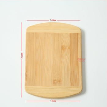 Santai bambusova dvostrana kuhinjska daska za rezanje s otvorom za vješanje, prenosiva i otporna na plijesan