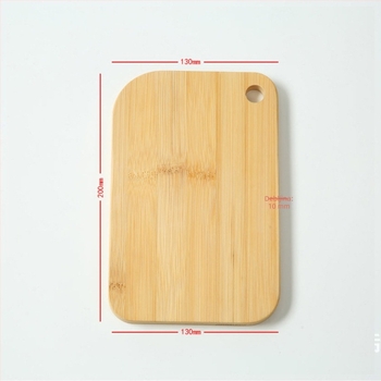 Santai bambusova dvostrana kuhinjska daska za rezanje s otvorom za vješanje, prenosiva i otporna na plijesan