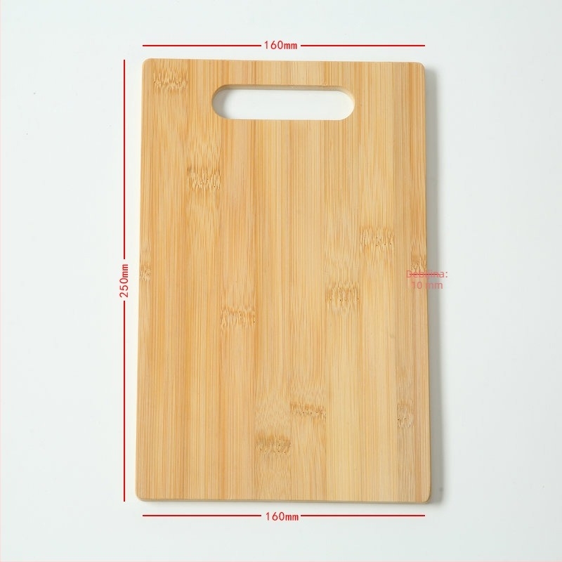 Santai bambusova dvostrana kuhinjska daska za rezanje s otvorom za vješanje, prenosiva i otporna na plijesan