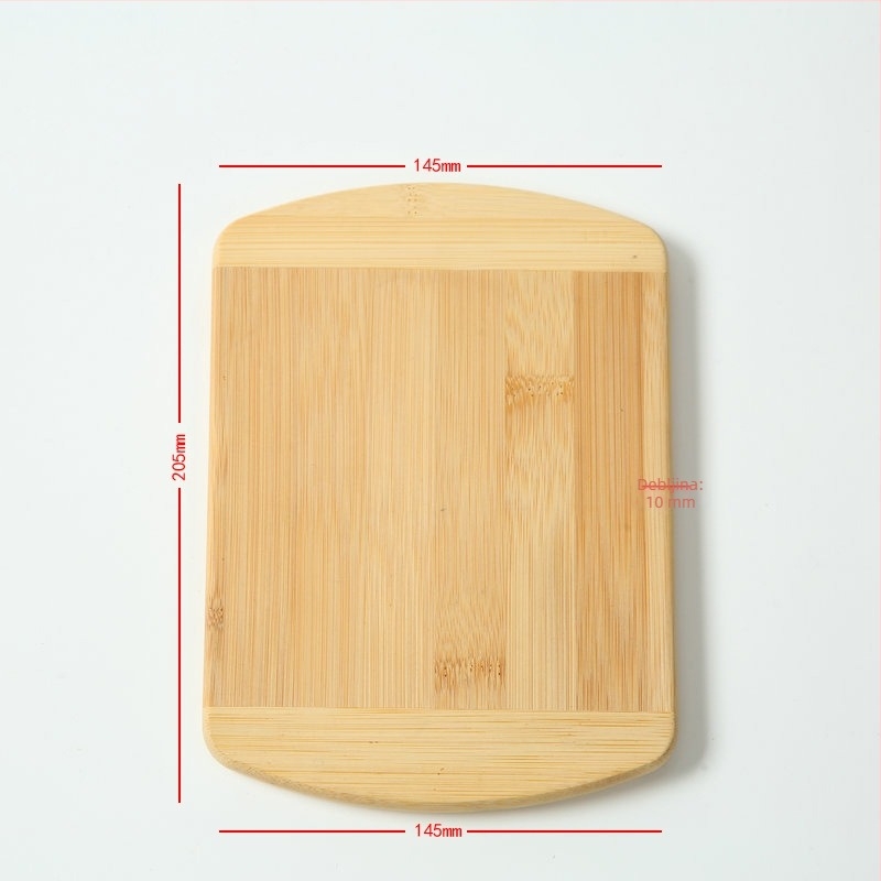 Santai bambusova dvostrana kuhinjska daska za rezanje s otvorom za vješanje, prenosiva i otporna na plijesan
