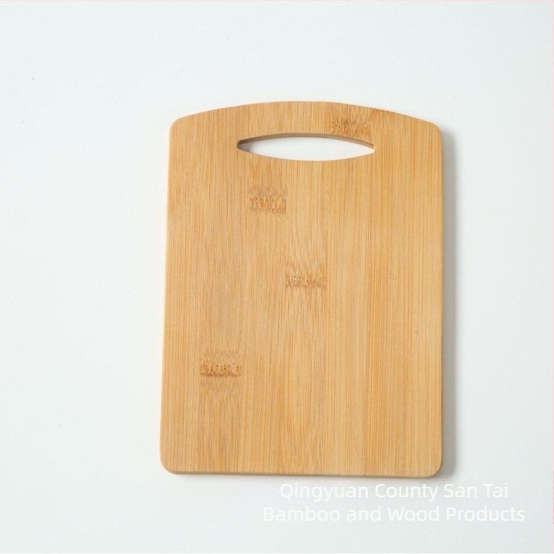 Santai bambusova dvostrana kuhinjska daska za rezanje s otvorom za vješanje, prenosiva i otporna na plijesan