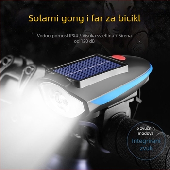 Yuuisd Joyue Solarno USB napajano prednje svjetlo bicikla za planinski bicikl – noćna vožnja