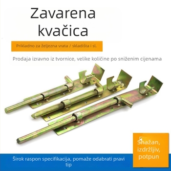Leptir zatvarač za vrata, cinkova legura, zavareni čep