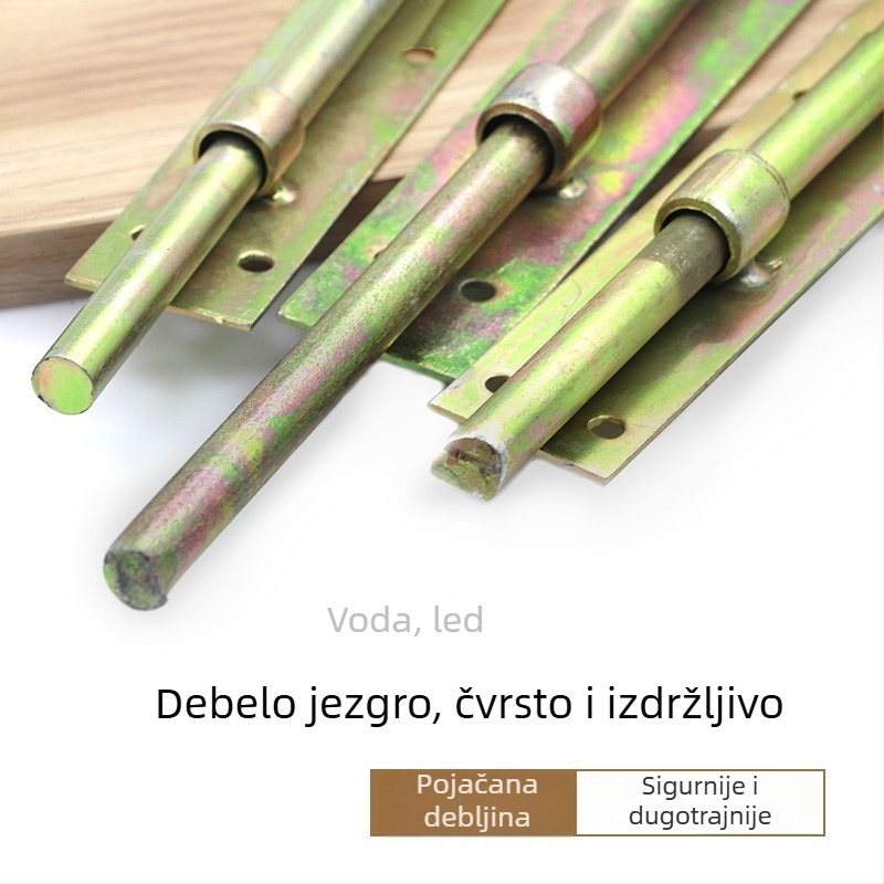 Leptir zatvarač za vrata, cinkova legura, zavareni čep