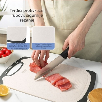 Daska za rezanje od pšenične slame – kućna, prijenosna; marka Jin da ri mei; materijal: pšenična slama; lansiranje: 2025; pakiranje: osnovno