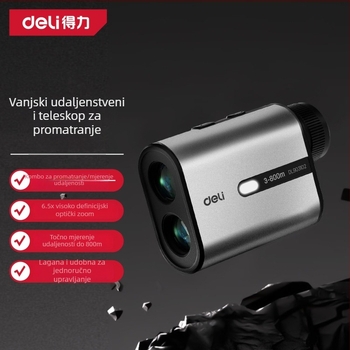 Vanjski laserski daljinomjer teleskop, 2-u-1, DL903102, domet do 1000 m