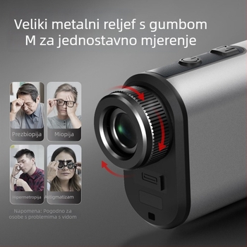 Vanjski laserski daljinomjer teleskop, 2-u-1, DL903102, domet do 1000 m