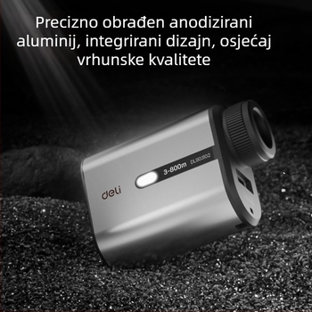 Vanjski laserski daljinomjer teleskop, 2-u-1, DL903102, domet do 1000 m