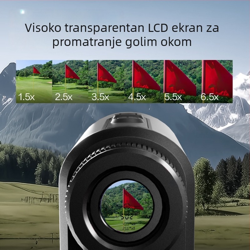 Vanjski laserski daljinomjer teleskop, 2-u-1, DL903102, domet do 1000 m