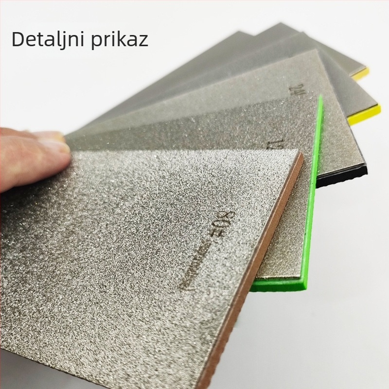 Pravokutni dijamantni brusni disk za graviranje pečata i poliranje nefrita s EVA bazom | Model: Emery Blade | Povezivo: metalna legura | Proizvodni proces: elektroplating | Težina: 40 g