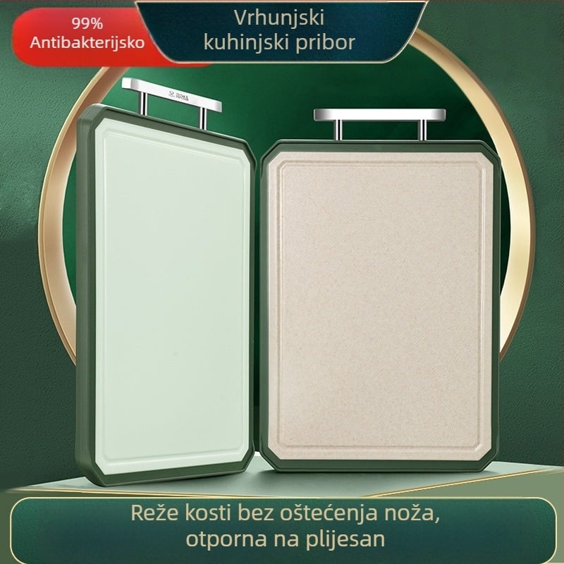 Daska za rezanje od nehrđajućeg čelika – dvostrana, nordijski stil, Shiny Superior