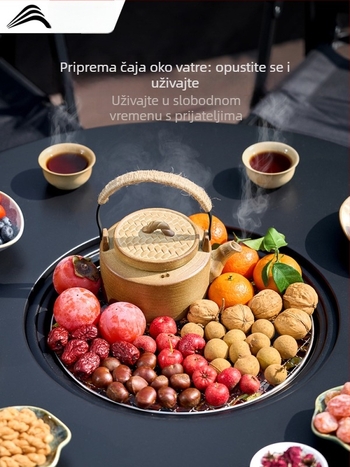 Keramički set za kuhanje čaja SK280 — prijenosni, izolirani, s mogućnošću pohrane, za 3–5 osoba