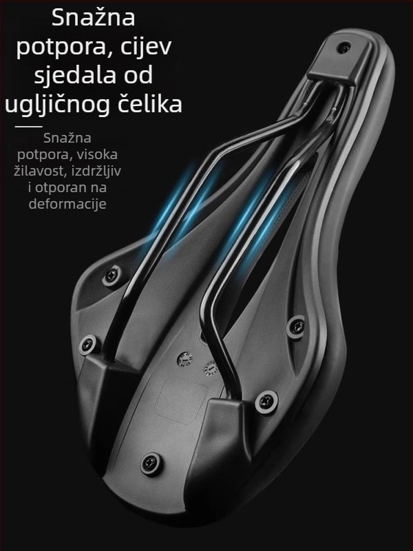 Captain Tas sjedalo za bicikl – koža i visoko gustoća pjene, prozračno, apsorbira udarce, unisex