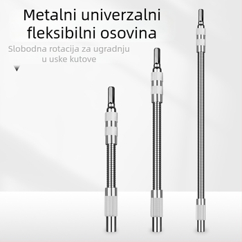 Lichang univerzalni fleksibilni osovinski spoj s rotacijskim spojem, za električnu odvijač i bušilicu, legura