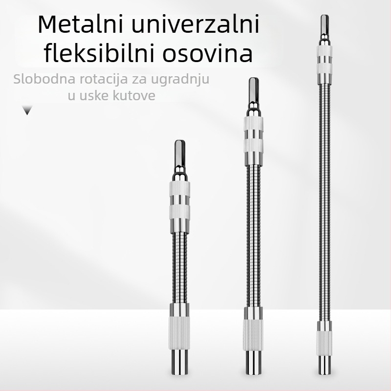Lichang univerzalni fleksibilni osovinski spoj s rotacijskim spojem, za električnu odvijač i bušilicu, legura