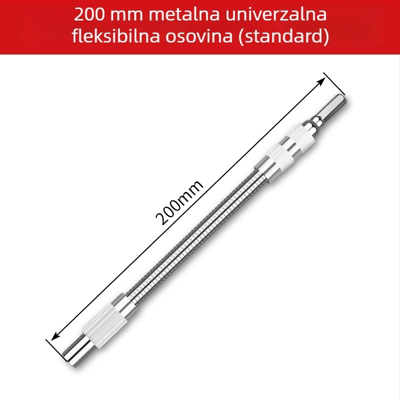 Lichang univerzalni fleksibilni osovinski spoj s rotacijskim spojem, za električnu odvijač i bušilicu, legura