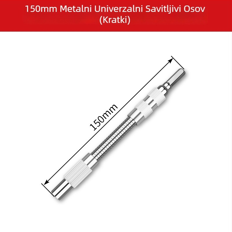 Lichang univerzalni fleksibilni osovinski spoj s rotacijskim spojem, za električnu odvijač i bušilicu, legura