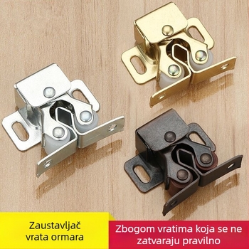 Ormar vrata magnetska zaporka, cinkovog legura, podno montaža, ručno upravljanje, Jingli Hardware, moderan minimalistički stil