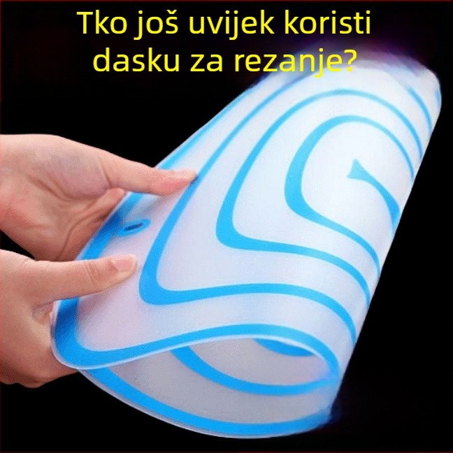 Plastična daska za rezanje, pravokutna, prijenosna, protuklizna, antibakterijska, za sterilizaciju