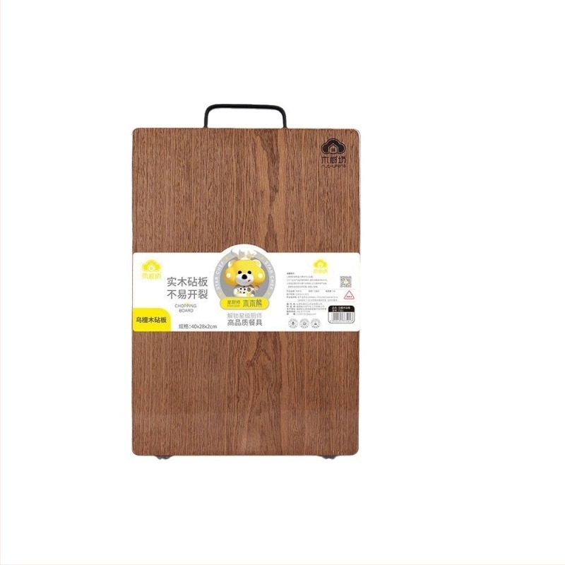 Daska za rezanje od sandalovine, čvrsta drvena daska za kuhinju, debljina 2,5 cm, za rezanje kostiju