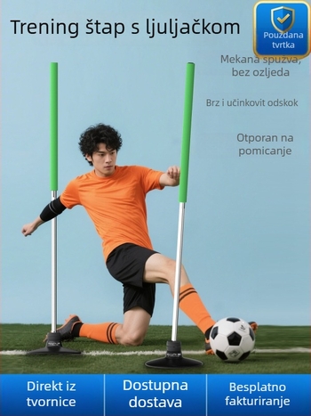 Nehrđajući čelični marker-stup za nogometne treninge s automatskim vraćanjem — Cssit, šifra R2c166-5063 — trening alat