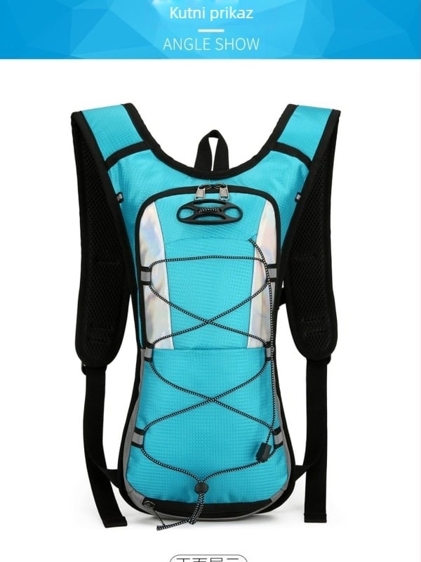 Sportski ruksak za planinarenje i vožnju biciklom, unisex, ultra-lagan, otporan, naramenice s zračnim jastukom, Oxford platno