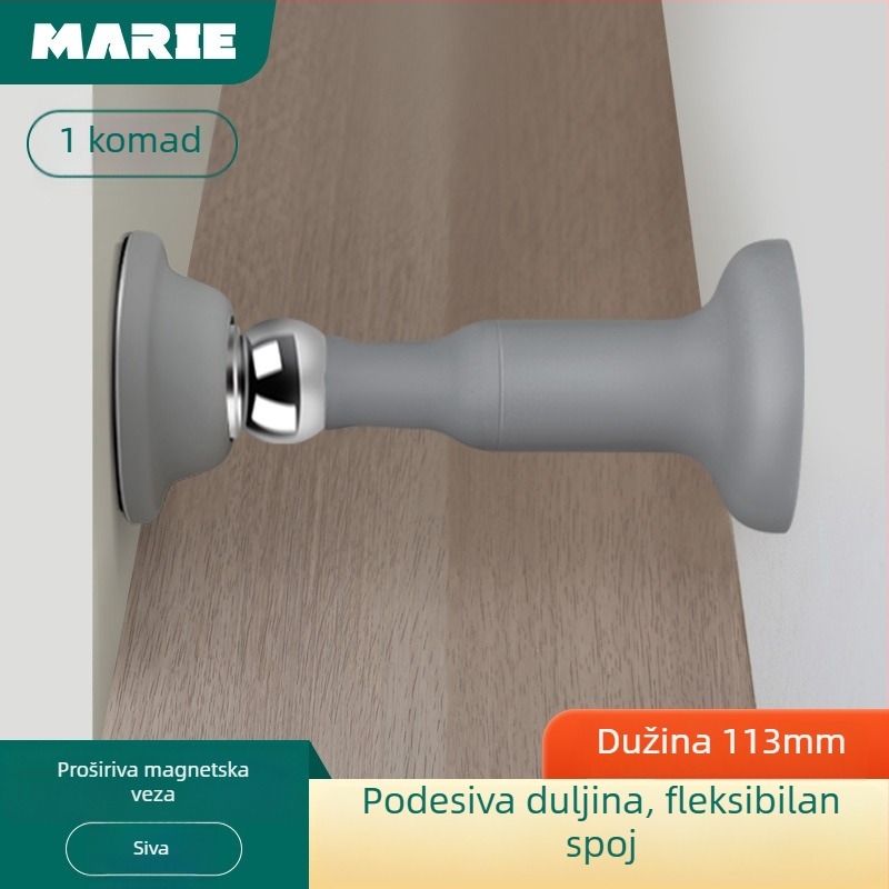 Mary magnetski držač vrata – silikon, zidna montaža, model 025, moderan jednostavan stil