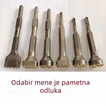 Hengyao Tools Električna glava dlijeta za čekić s šesterokutnim kvadratnim držalom, legirana integrirana za beton zid