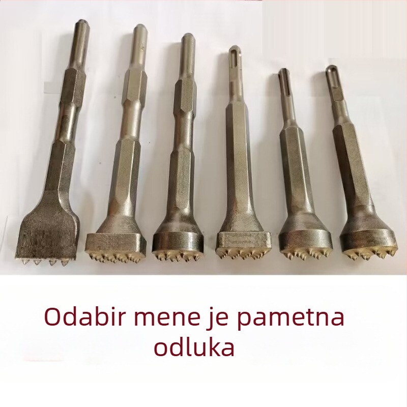 Hengyao Tools Električna glava dlijeta za čekić s šesterokutnim kvadratnim držalom, legirana integrirana za beton zid