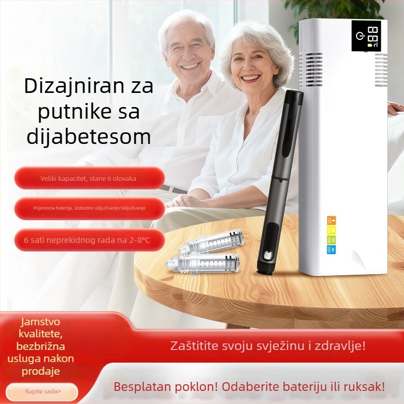 Poluvodički auto hladnjak, kapacitet do 5 L, težina 1 kg, snaga 12 W, napajanje 5 V, radna temperatura 0–18 °C