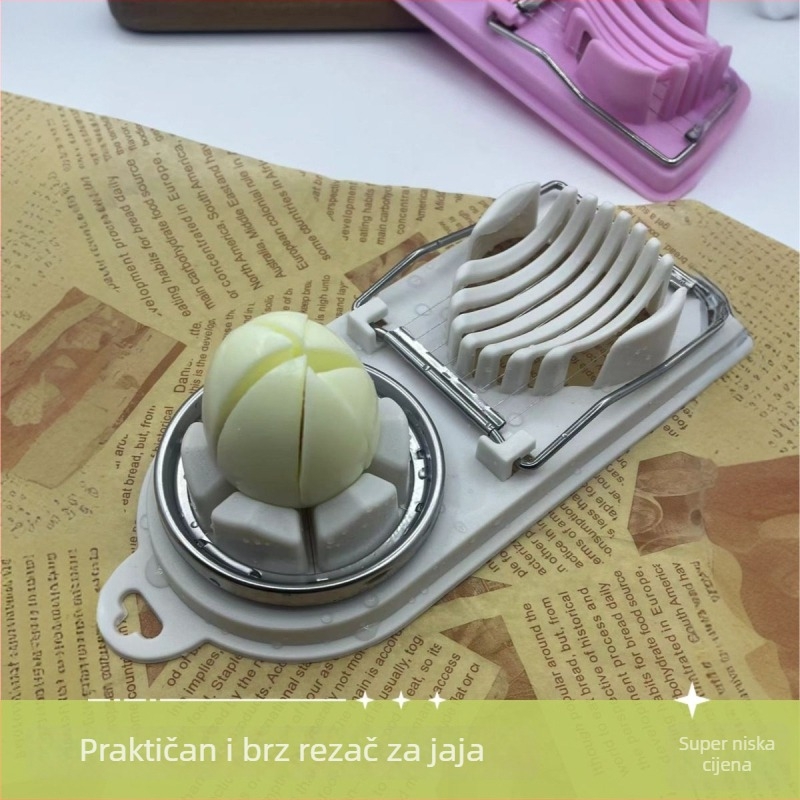Sječka za jaja, 2-u-1 višenamjenska sječnica, PP i 304/430 nehrđajućeg čelika, mogućnost prilagodbe logotipa, izlazak u proljeće 2020
