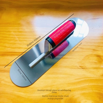 Nerđajući čelična špachtla s okruglom glavom, Pt-2003, Tep, namijenjena za građevinske i dekorativne radove