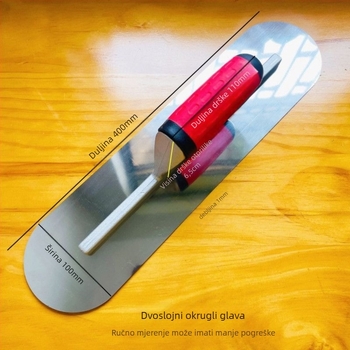 Nerđajući čelična špachtla s okruglom glavom, Pt-2003, Tep, namijenjena za građevinske i dekorativne radove