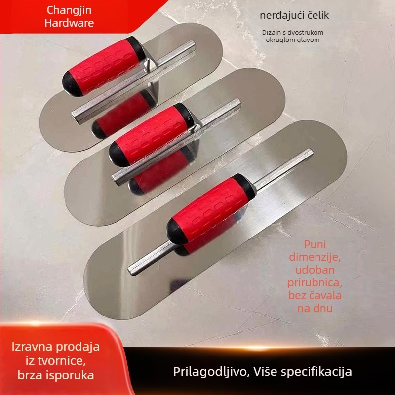 Nerđajući čelična špachtla s okruglom glavom, Pt-2003, Tep, namijenjena za građevinske i dekorativne radove