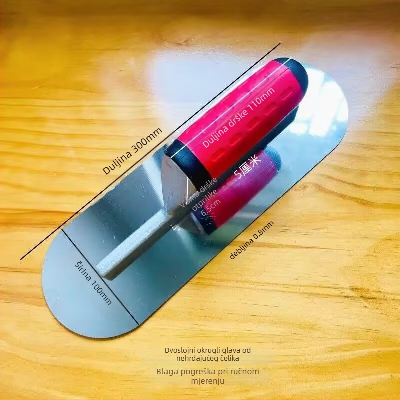 Nerđajući čelična špachtla s okruglom glavom, Pt-2003, Tep, namijenjena za građevinske i dekorativne radove