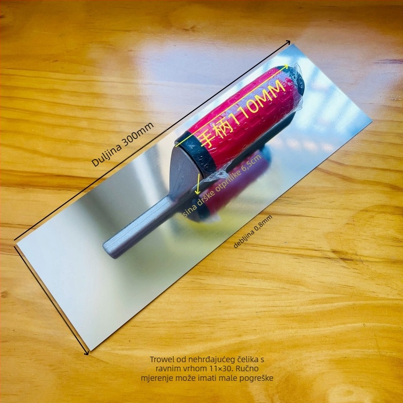 Nerđajući čelična špachtla s okruglom glavom, Pt-2003, Tep, namijenjena za građevinske i dekorativne radove