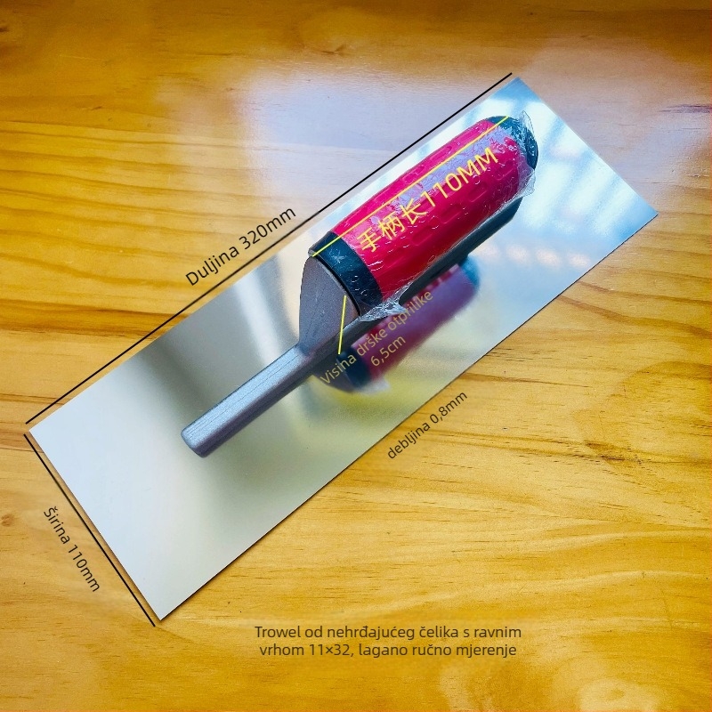 Nerđajući čelična špachtla s okruglom glavom, Pt-2003, Tep, namijenjena za građevinske i dekorativne radove