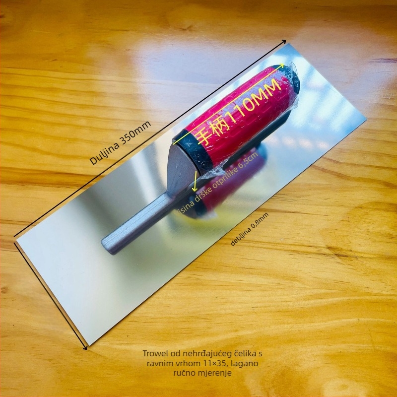 Nerđajući čelična špachtla s okruglom glavom, Pt-2003, Tep, namijenjena za građevinske i dekorativne radove