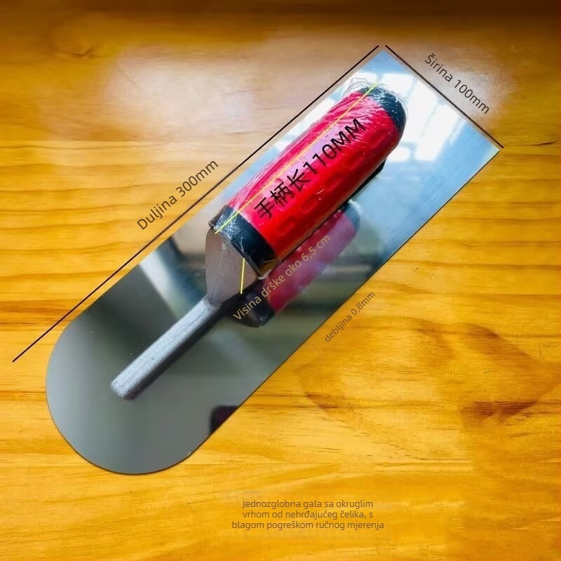 Nerđajući čelična špachtla s okruglom glavom, Pt-2003, Tep, namijenjena za građevinske i dekorativne radove