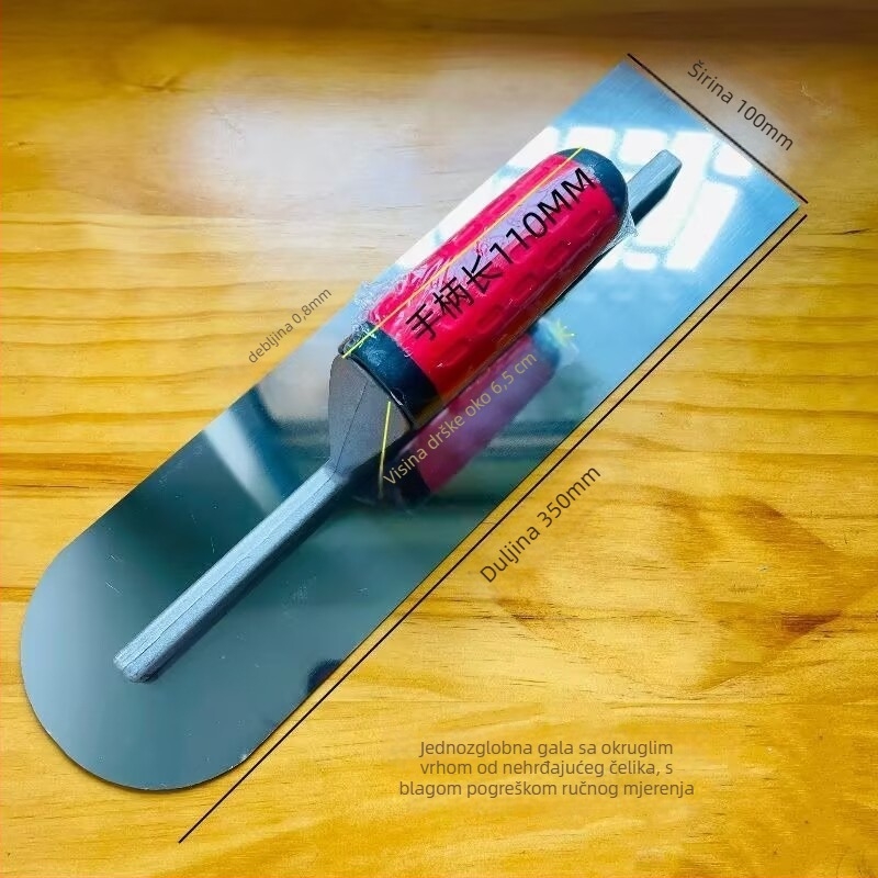 Nerđajući čelična špachtla s okruglom glavom, Pt-2003, Tep, namijenjena za građevinske i dekorativne radove