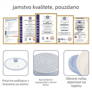 Tava s neprijanjajućim premazom (aluminij; zapadni stil; kompatibilno s običnim pločama)