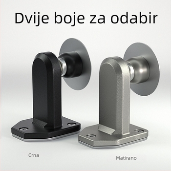 Magnetni držač vrata, model 960-L, nehrđajući čelik, nadzemna instalacija, montiranje na pod, ručno upravljanje