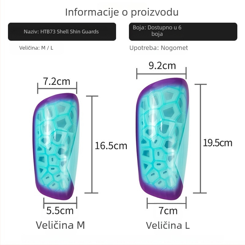 Pirui PU štitnici za tibiju za nogomet, model Htb73, zaštitna oprema