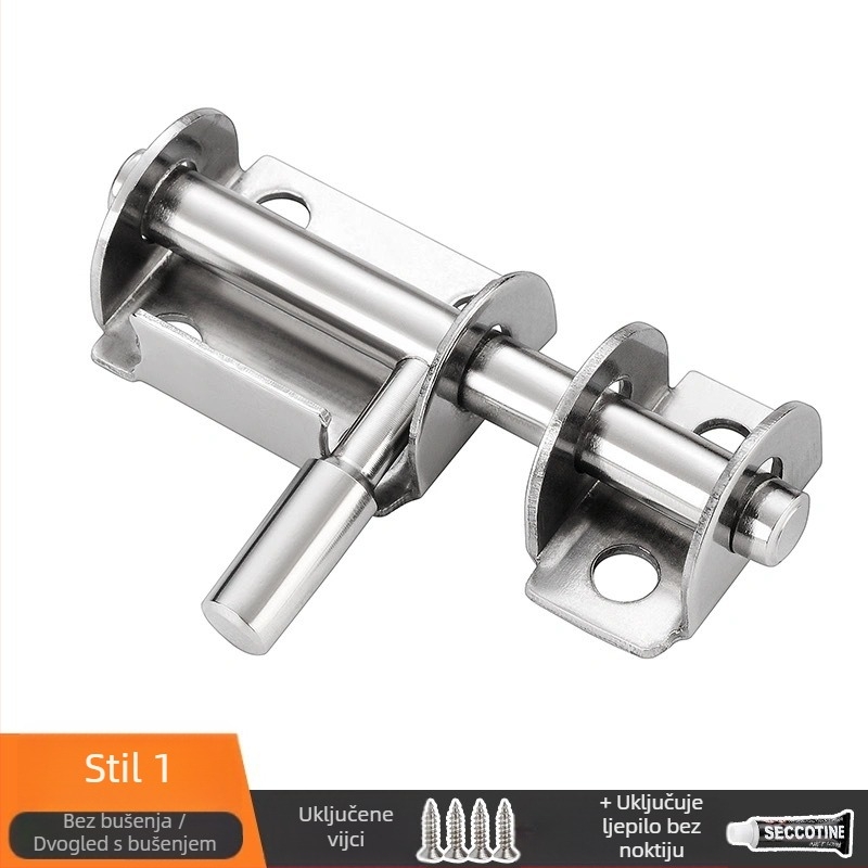 Nerđajući čelični mortise zasun za vrata – Model Stainless Steel Mortise Latch, Tip: Drugo, Površinska obrada: Polirano, Brend: Three Cats