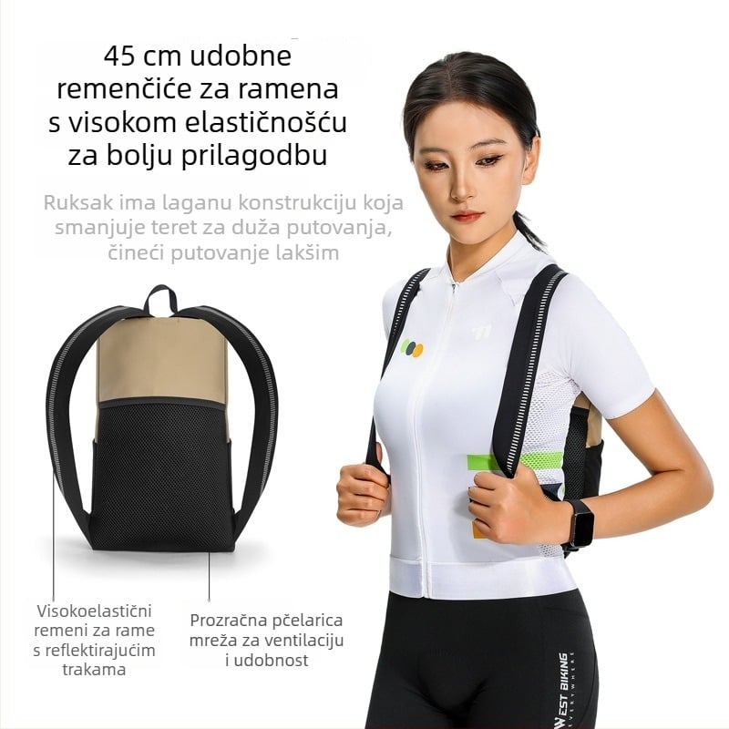 West Rider biciklistički ruksak – 3L kapacitet, materijal 900D s mrežom i 3D poliesterskom mrežom, model Yp0707416