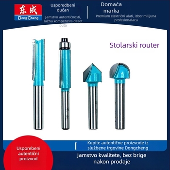 Dongcheng drvoobradna freza — legirani dvostruko oštri ravni nož, kanali-nož, glava graviranja
