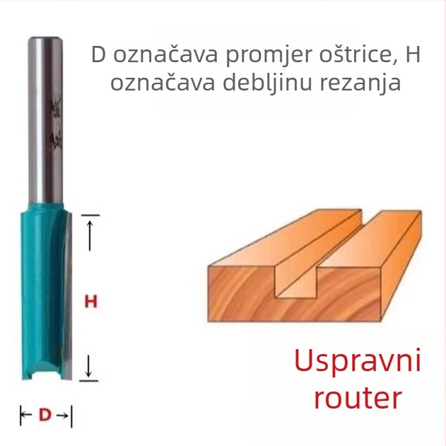 Dongcheng drvoobradna freza — legirani dvostruko oštri ravni nož, kanali-nož, glava graviranja