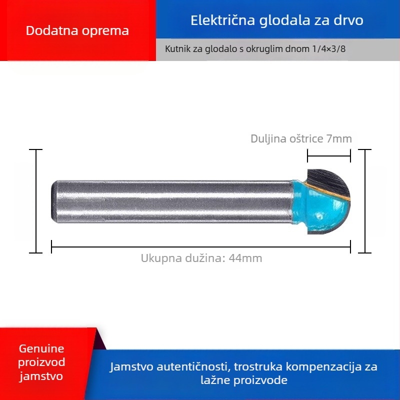 Dongcheng drvoobradna freza — legirani dvostruko oštri ravni nož, kanali-nož, glava graviranja