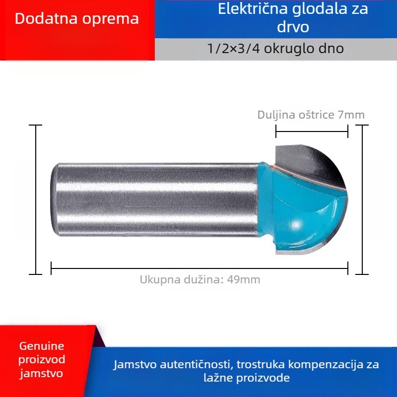 Dongcheng drvoobradna freza — legirani dvostruko oštri ravni nož, kanali-nož, glava graviranja
