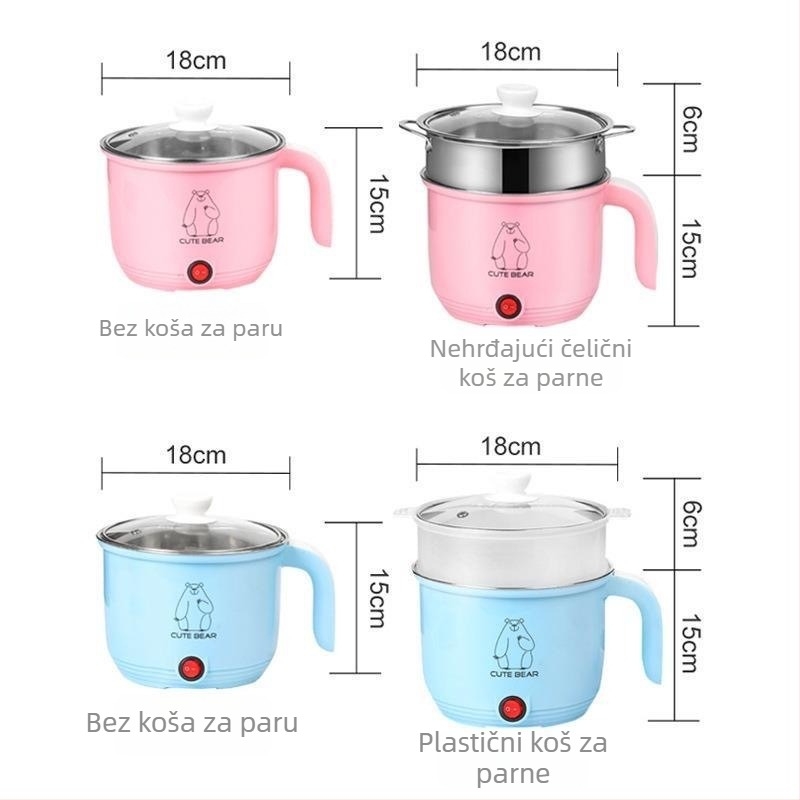 Električna posuda za kuhanje Huayou 1.8L (kapacitet do 2L; unutarnja površina od nehrđajućeg čelika)